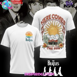 The Beatles “Here Comes The Sun” Retro Graphic White Edition T-Shirt